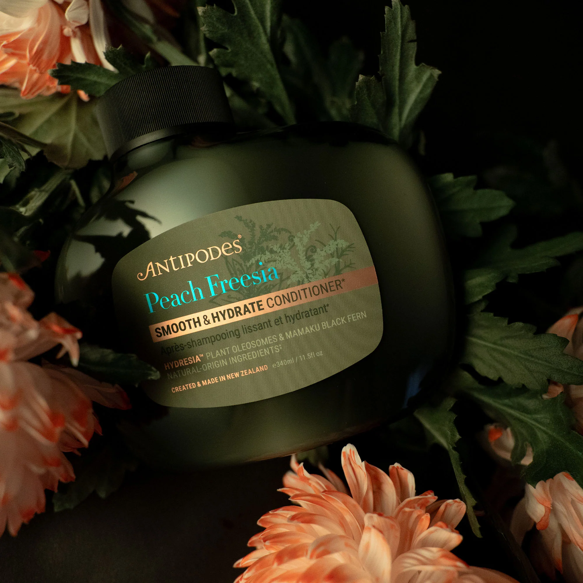 Après-Shampoing Lissant et Hydratant Pêche et Freesia - Image 2