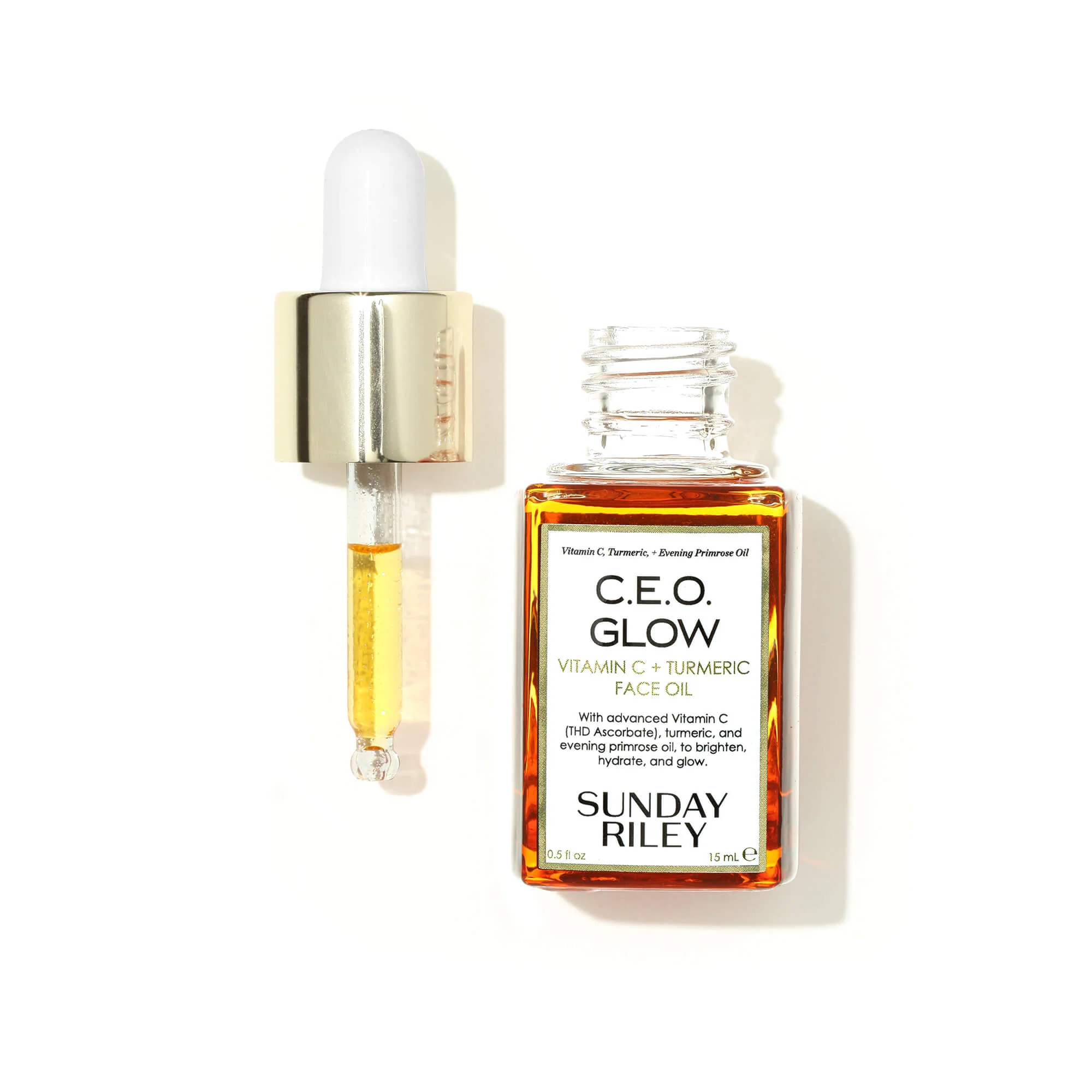 C.E.O. Glow Vitamin C & Turmeric Face Oil Huile Visage - Image 2